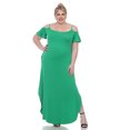thumbnail image 1 of White Mark Women's Cold Shoulder Maxi Dress, 1 of 6
