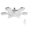 thumbnail image 1 of Ceiling Fan With Lights Remote Control Dimmable Cool White LED E27 Screw Base 6-Speed Bladeless Ceiling Blower For Kitchen Living Area Dormitory, 1 of 9