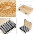 thumbnail image 3 of Milaget 18/21/25/27/30mm Capsules Commemorative Adjustable Protect with Foam Gasket Container Case Organizer Box, 3 of 9