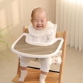 thumbnail image 4 of Kitchen Placemat High Chair Placemats 2 Pieces Of High Chair Placemats Silicone Clean And Suitable For Stokke High Chair Tray Cover Suitable For Stokke High Chair Tray (Gre,Brown Kitchen Placemat, 4 of 6