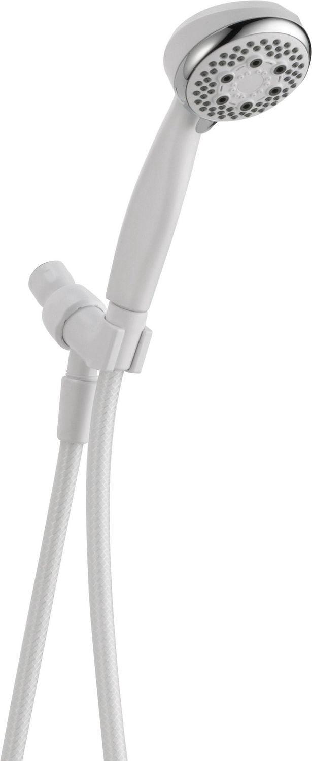 Peerless 4-Setting Hand Shower in White and Chrome
