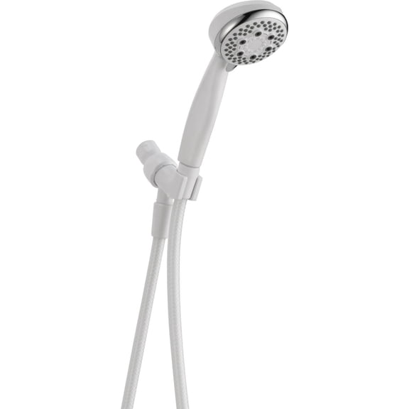 Peerless 4-Setting Hand Shower in White and Chrome