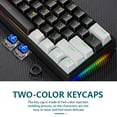 thumbnail image 4 of Gaming Keyboard Mechanical 60 Percent Wired 60% Mechanical Gaming Keyboard Rgb Backlit Compact 61 Keys Mini Keyboard with Blue Switches for Windows Pc, 4 of 6