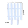 thumbnail image 3 of RXIRUCGD Clôture en Plastique PVC Jardinage Haie Blanche Clôture Décorative Patio Jardin, 3 of 7