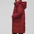 thumbnail image 5 of LOVZFMLL Vestes pour Femmes Hiver Décontracté Ample Mode Poche Couleur Manteau Long Réversible à Fermeture Éclair, 5 of 5