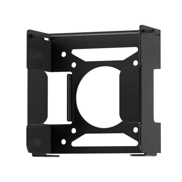 Fasgear Pure Aluminum VESA Mount for Mac-mini M4 2024, Monitors Mounting Bracket for Under Desk with Anti-Theft Function, Metal Wall Mounted VESA Compatible with Mac-mini