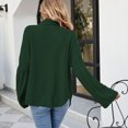 thumbnail image 5 of TIMIFIS Womens' Turtleneck Long Sleeve Cable Knit Sweaters Oversized Sweaters Fall Long Sleeve Spilt Hem Tunic Pullover Sweater Knit TopsFall/Winter, 5 of 5