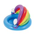thumbnail image 2 of Summer Waves Inflatable Rainbow Baby Shade Kiddie Pool with Soft Cushioned Base, 2 of 4