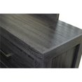 thumbnail image 2 of Weathered Gray Wood 3pc Bedroom Set with Eastern King Platform Bed, 2 of 6