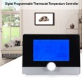 thumbnail image 1 of Programmable Thermostat Temperature Termostato Caldaia Hermann Saunier Duval ,   Controller For Wall Hung Boiler Heating System Black, 1 of 8
