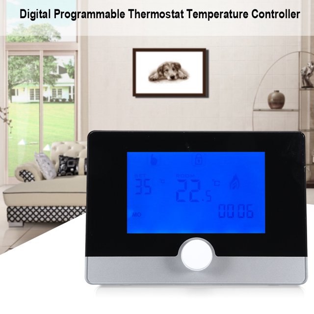 Programmable Thermostat Temperature Termostato Caldaia Hermann Saunier Duval , Controller For Wall Hung Boiler Heating System Black