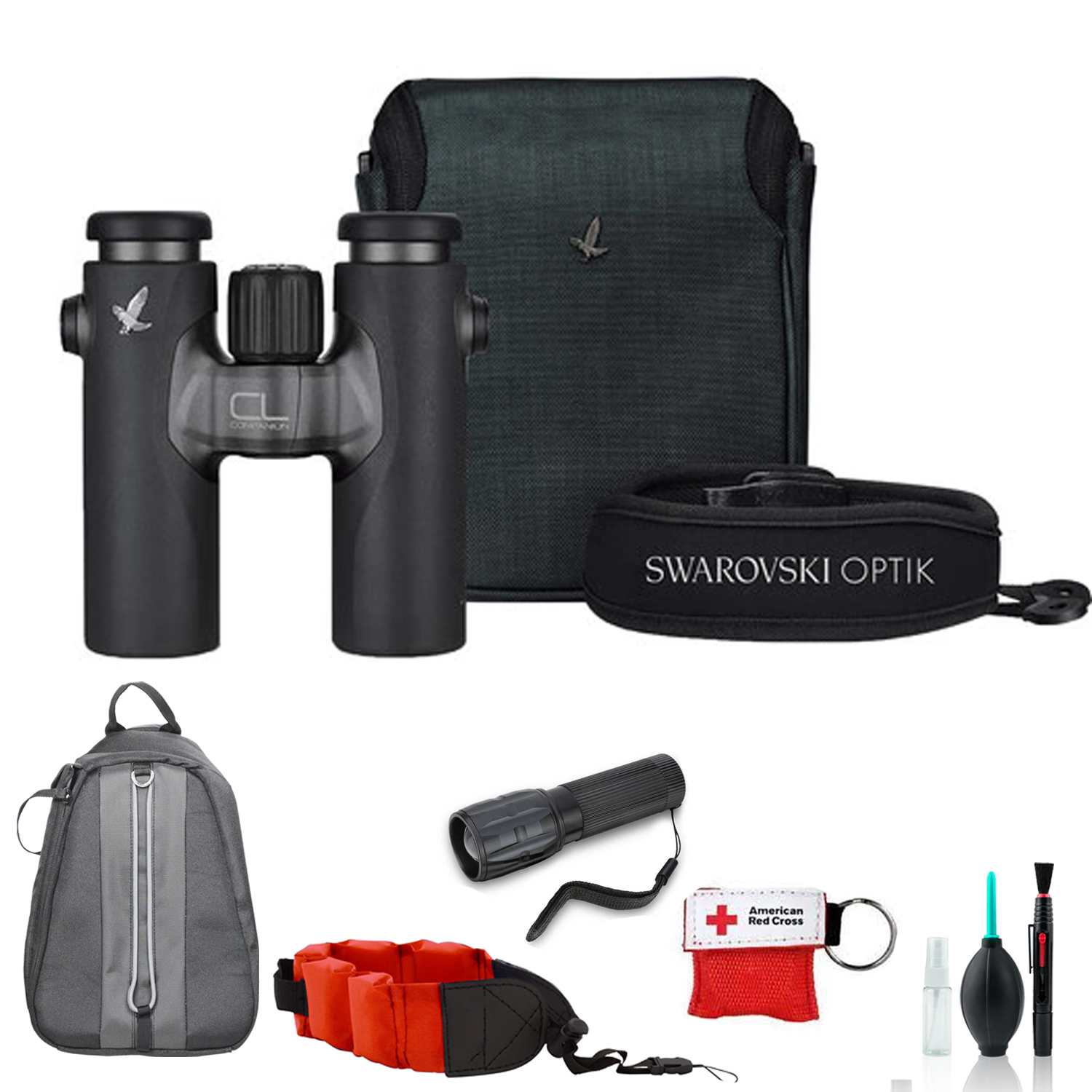 Swarovski 8x30 CL Binocular (Anthracite, Wild Nature Pack) - with Backpack