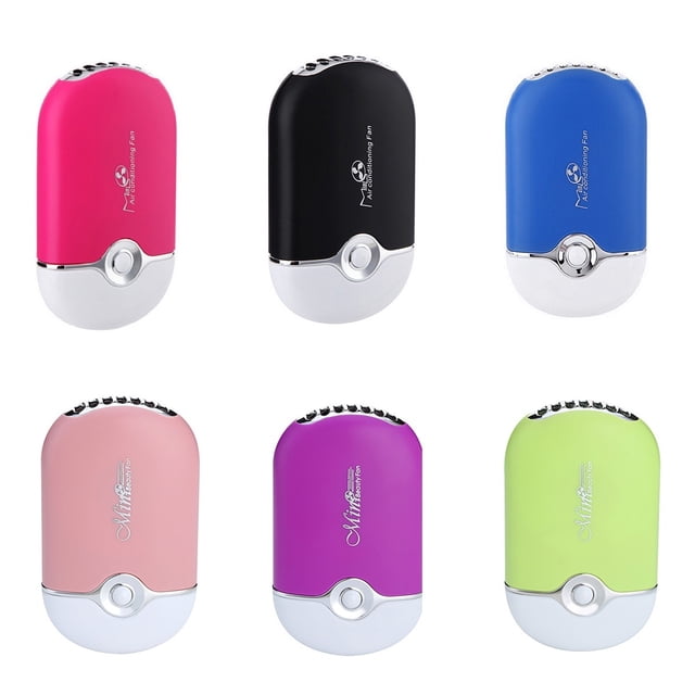 Mini Ventilateur Portable à Main Multifonction Rechargeable USB Climatiseur Ventilateur Machine de Séchage