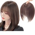 thumbnail image 1 of EARKITY Clip In Bangs Real Human Hair, Fake Bangs Hair Clip On Bangs Human Hair Wispy Bangs Clip In Bangs, 1 of 3