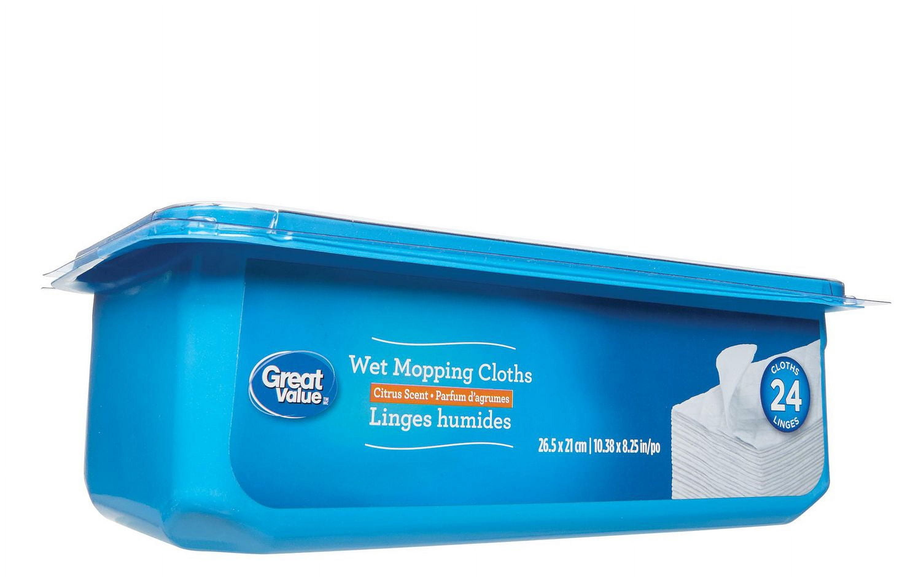 Great Value Citrus Scent Wet Mopping Cloths