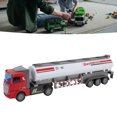 thumbnail image 4 of Semi-remorque RC, Modèle de Camion à Rétrofriction Roues Durables pour 3 Ans et Plus pour Cadeau Camion-Citerne à Huile à Tête Plate à Rétrofriction, 4 of 8