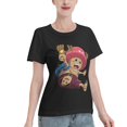 thumbnail image 2 of Women's Basic Short Sleeve T-Shirt One Piece Chopper, 2 of 6