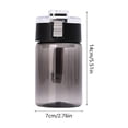 thumbnail image 3 of Leakproof Sports Water Bottle With Handle Gym Space Cup For Fitness Yoga Exercise, 3 of 6