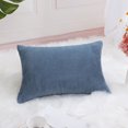 thumbnail image 3 of Unique Bargains Soft Corduroy Corn Striped Decorative Throw Pillow Cover, 3 of 9