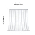 thumbnail image 3 of Rideaux d'Extérieur à Passe-Tringle, Draperies en Polyester Résistantes à la Décoloration et Imperméables pour Pergola, Patio, Gazebo, 1 Pce, 3 of 6
