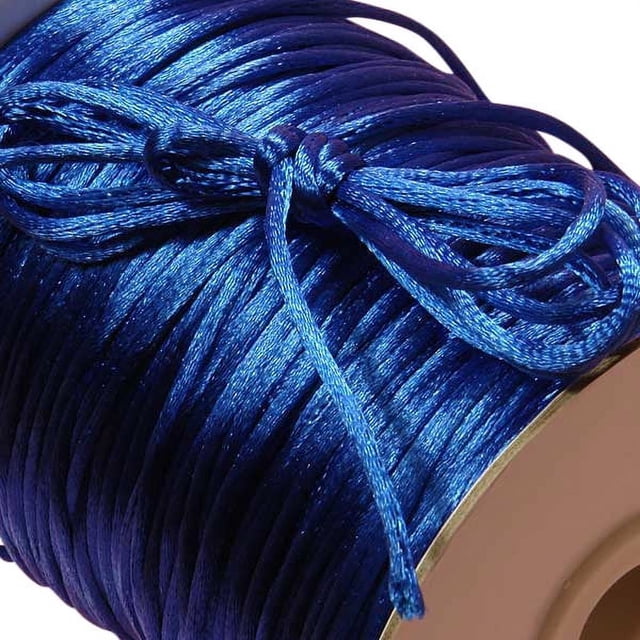 CHOK 100 yards Satin Rattail Cord 2mm shamballa nylon macrame kumihimo string