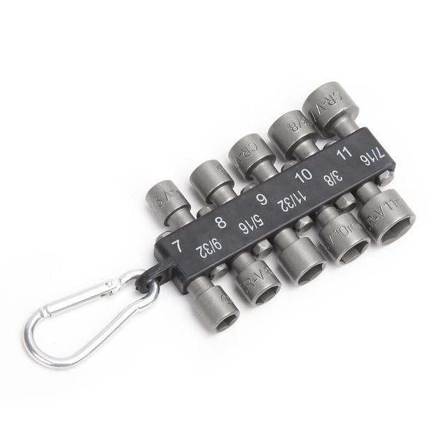 WorkPro Nut Driver Set -10 Piece,Cr-V,Metric & SAE Sizes