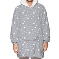 thumbnail image 1 of Fortune Matching Family Wearable Blanket Oversized Hoodies Pullover Christmas Pajama, 1 of 9