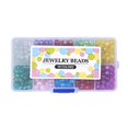 thumbnail image 3 of CHUANK 100pcs 10 Color Crackle Glass Beads 10mm Handcrafted Lampwork Round Crystal Beads Bulk, 3 of 3