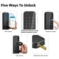 thumbnail image 4 of Serrure Intelligente à Contrôle par Application, Verrous Numériques avec Poignée, Clavier, Serrure Électronique de Porte pour Maison, Hôtel, Location, Connexion Bluetooth, Intelligente et Pratique, 4 of 4