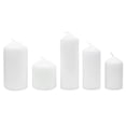 thumbnail image 3 of Mainstays Unscented Pillar Candle Set, 3 of 6