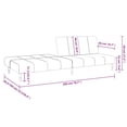 thumbnail image 4 of vidaXL Canapé-Lit pour Adultes 2 Places - Velours Gris Foncé, 4 of 5
