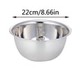 thumbnail image 1 of Czzoypi Heavy Duty Stainless Steel Mixing Bowls Set, Large Capacity Thickened Rust-Proof Soup Basin, Multi-Purpose Kitchen Prep Bowls for Baking Cooking Mixing Marinating, Camping Picnic BBQ Serving, 1 of 2