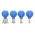 thumbnail image 1 of Silicone Vacuum Suction, Glass Cupping Tool Reduce Cellulite Skin Lifting 4pcs Portable Promote Blood Circulation  For Shoulder Blue, 1 of 8