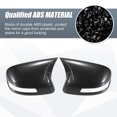thumbnail image 4 of Unique Bargains 1 Pair Car Rear View Driver Passenger Side Mirror Cover Cap Overlay Black Carbon Fiber Pattern for Honda Civic 9th Gen Mirror Guard Covers Trims, 4 of 6