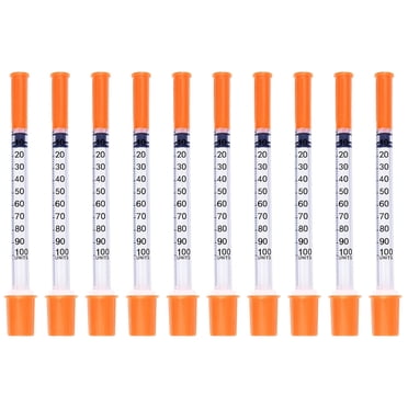Christmas Clearance Sale, B*10 Injection Feeder [1Ml] 30Gx13Mm, U 100 1 31 Gauge 5/16 Inch Individually Packed 10Pcs