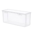 thumbnail image 2 of Oleegame 2PC Kids Snack Boxes For School Storage Box Transparent Tape Cover Buckle Multi Functional Household Storage Container Clear, 2 of 9