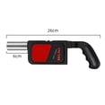 thumbnail image 3 of Souffleur de BBQ Portable Générique pour Cuisson Extérieure - Allume-Feu Compact en Acier Inoxydable avec Poignée en ABS, Allumeur au Charbon à Piles (Piles Non Incluses), 3 of 6