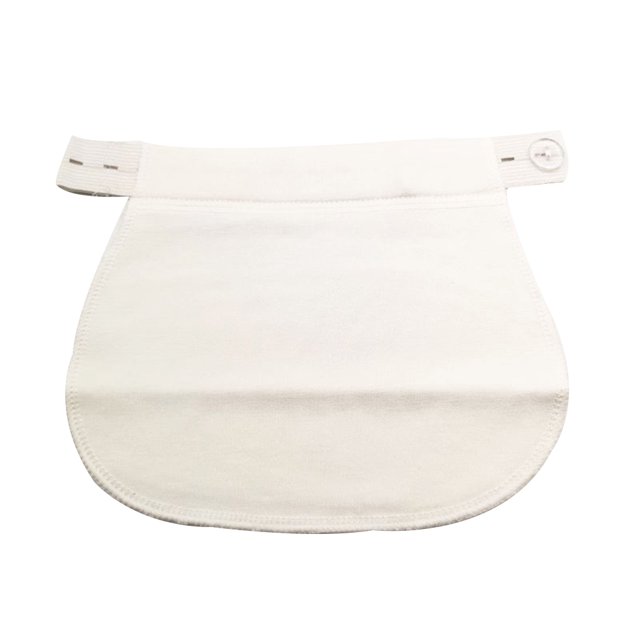 Wweixi Simple Feuilles Rallonge de Chemise Imperméable Haute Qualité Affichage de Différence Accessoires de Jardinage DIY Jeans Accrocheurs Maternité Blanc