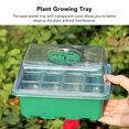 thumbnail image 3 of Seed Starter Tray,Durable Seedling Tray Plastic Transparent Cover For Gardening Horticulture, 3 of 8