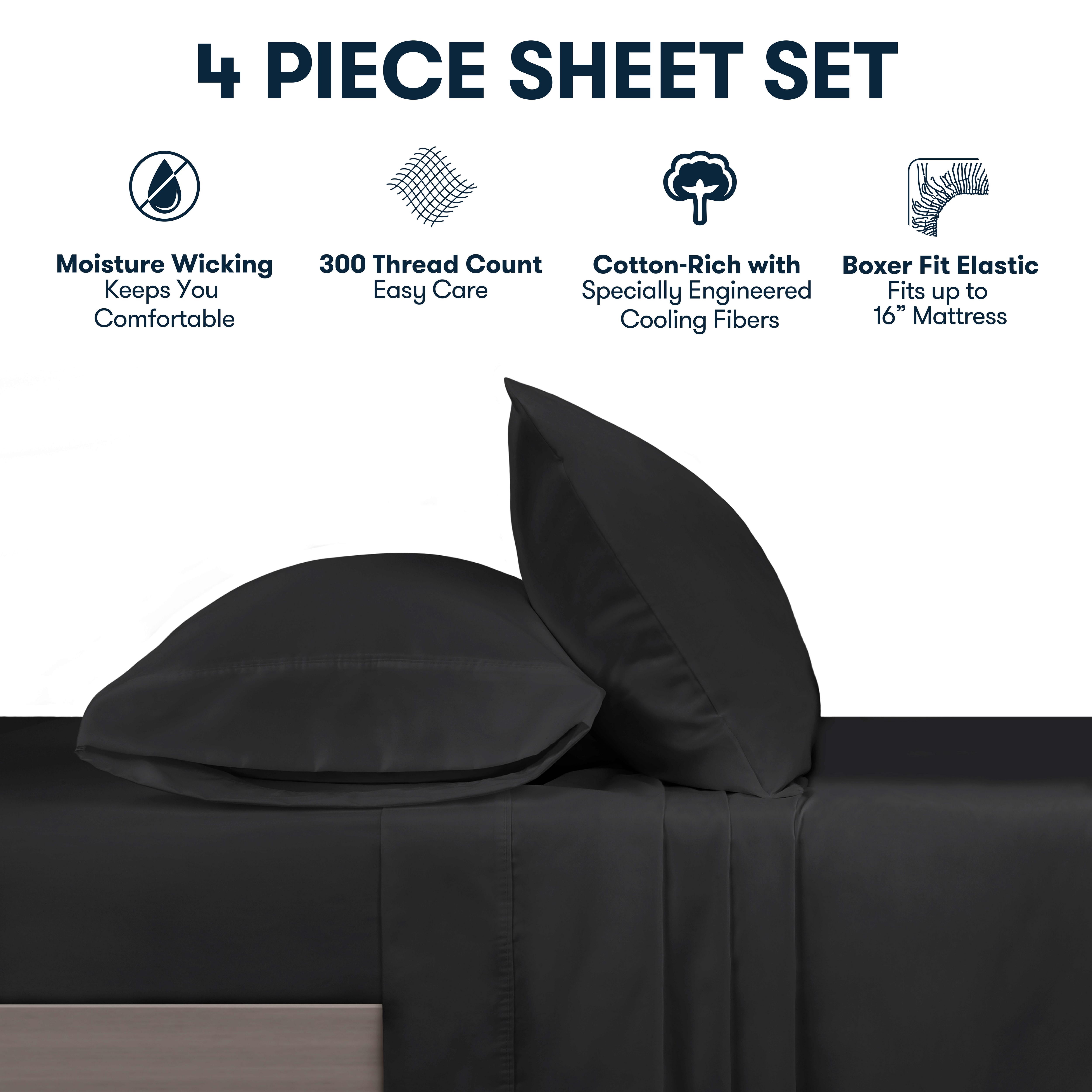 Sertapedic So Cool! 4pc Cooling Sheet Set