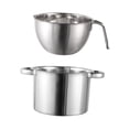 thumbnail image 2 of simhoa Double Boilers Chocolate Pot Flat Bottom Boiler Pot for Cheese 20cm Pot, 2 of 8