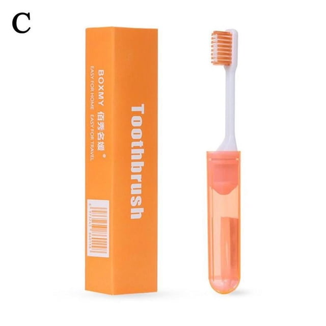 Liquidation Maintenant! Brosse à Dents Pliable pour Voyage Camping Randonnée Extérieur Portable Compact M9O3