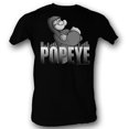 thumbnail image 1 of Popeye Chandail à Capuchon T-Shirt Adulte Noir, 1 of 2