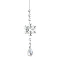 thumbnail image 1 of Crystal Light Catcher Prism Snowflake Wind Chime Hanging Christmas Sundrop (C), 1 of 8