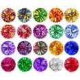 thumbnail image 4 of 2 Pack Cheerleading Pom Poms Double Hole Handle for Team Sports Dance Cheering Kids Adults, 4 of 11