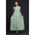 thumbnail image 3 of Bimba Robe Longue pour Femmes en Rayonne à Imprimé Floral Chic Bohème d'Été Maxi de Plage - X-Grand, 3 of 4