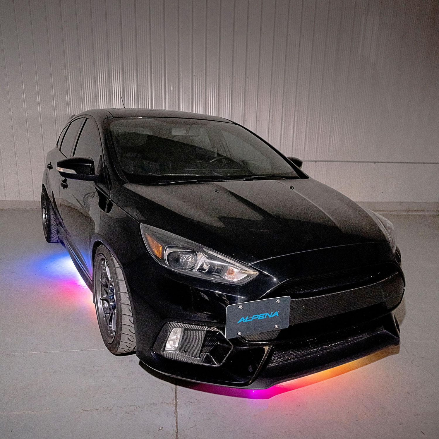Trousse de bandes lumineuses à DEL arc-en-ciel Floglo de 112 po pour soubassement de voiture d’Alpena