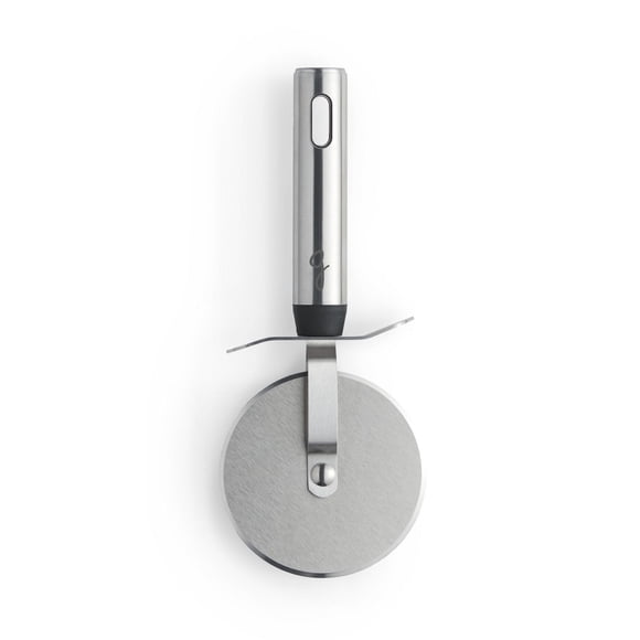Starfrit Gourmet STEEL Roulette À Pizza, Lame Tranchante De 10 Cm, Manche En Acier Inoxydable Durable, Garde Protège-Doigts, Coupe Les Croûtes Épaisses, Va Au Lave-Vaisselle