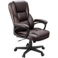 thumbnail image 1 of Homall Faux Leather High-Back Executive Office Chair with Lumbar Support,Brown, 1 of 7