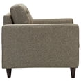 thumbnail image 3 of LexMod Empress Upholstered Armchair in Oatmeal, 3 of 5